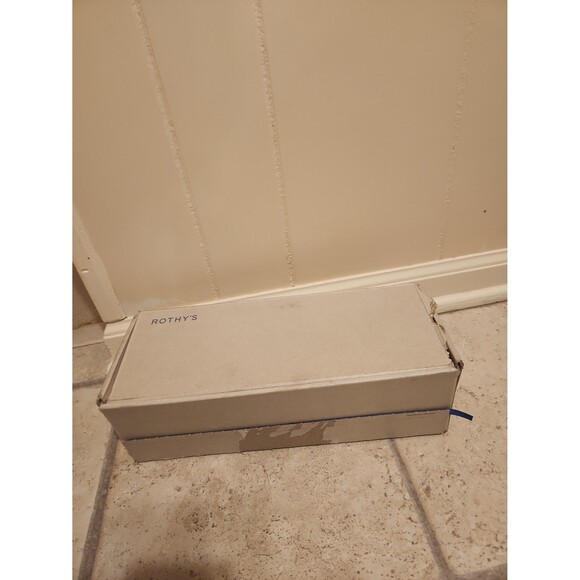 Rothy's "The Point" Flats in "Sparkle Herringbone" Black & Gold Size 10.5 - Picture 12 of 12